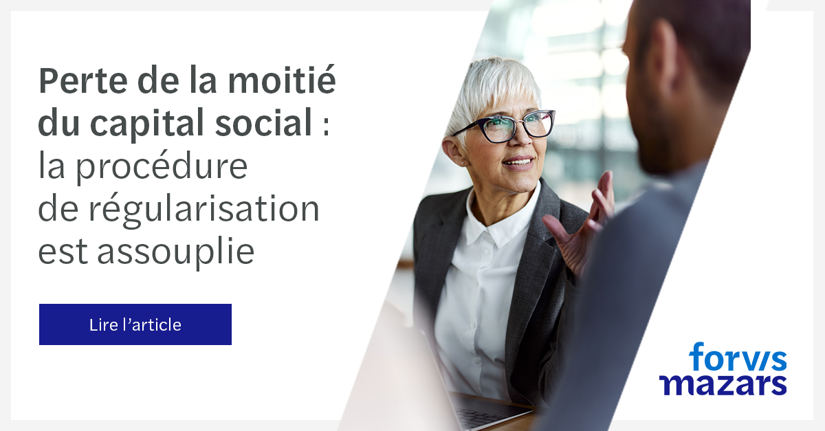 Perte de la moitié du capital social : la procédure de régularisation