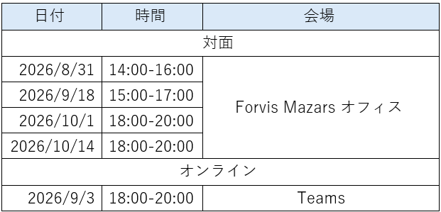 就活相談会【J1編】