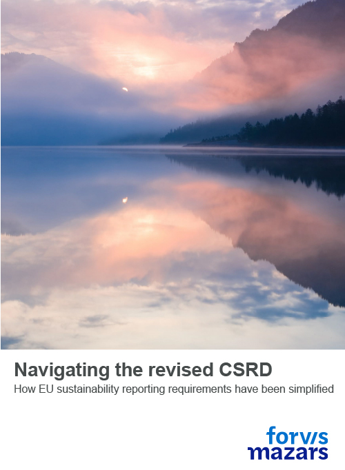 Navigating the revised CSRD March 2026
