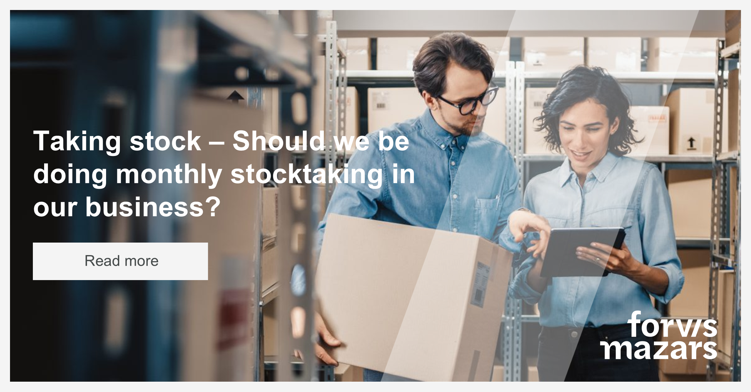 Taking stock - Should we be doing monthly stocktaking in our business ...