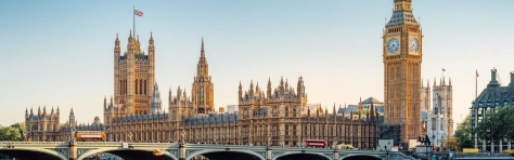 An image of Big Ben and the Houses of Parliament in London ahead of the Autumn Budget 2026