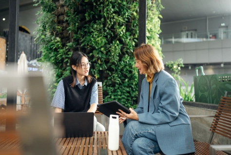 People in a meeting