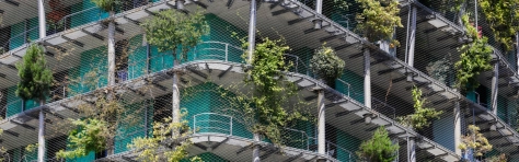 Image of a Vegetated skyscraper.