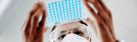 An image of a female scientist in a laboratory