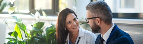 NHS employee discussing her NHS pension