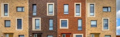 social housing on a street