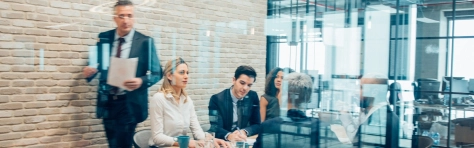 Consulting services specialists collaborating with clients on business strategy and transformation.