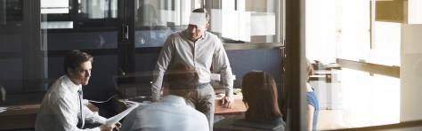 corporate team in a meeting