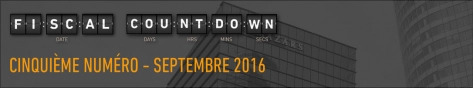 BEPS, OCDE, G20, Fiscal Countdown, Aides d'Etats, Commission européenne, enquêtes, Actualités fiscales, fiscalité internationale, CbCR, TVA
