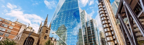 Image of building skyline in London