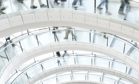 Modern staircase - Mazars in Ireland