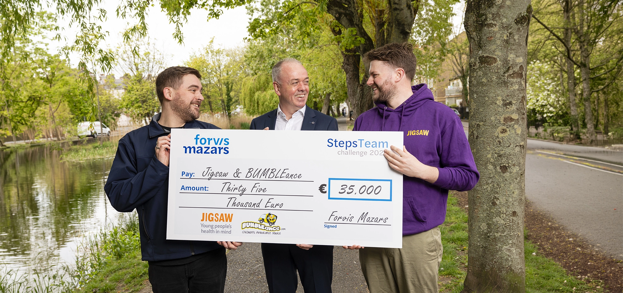 Stepping up for our charity partners