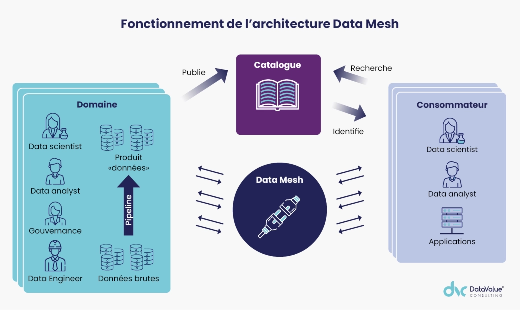 Image illustration avis d'expert data mesh 3