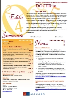 Doctr'in n&deg;78 - Juin 2012