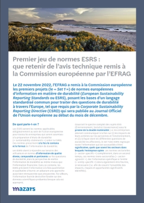 Brochure-D&eacute;cryptage Normes ESRS 2022 Vdef