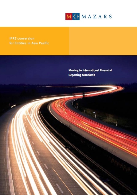 IFRS conversion for Entities in Asia Pacific cover
