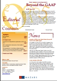 Beyond the GAAP n&deg;56 - May 2012