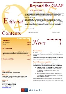 Beyond the GAAP n&deg;52 January 12