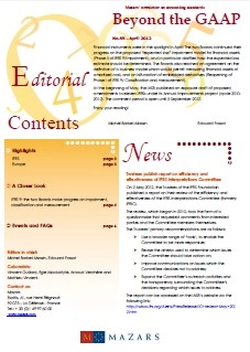 Beyond the GAAP n&deg;55 Avril 2012