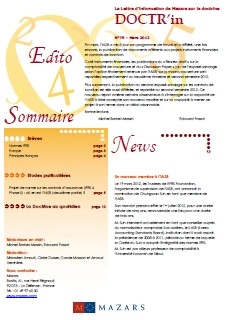 Doctrin n°75 - Mars 2012