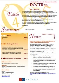 Doctrin n°76 - Avril 2012