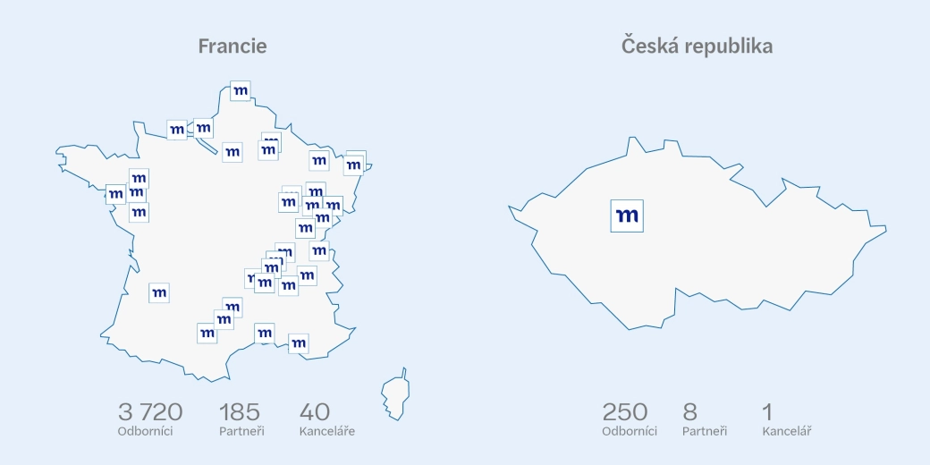 mapa CZ
