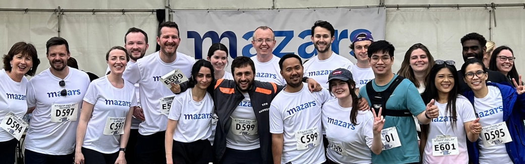 Staff relay event - Mazars in Ireland 2023