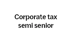 Corporate tax semi senior