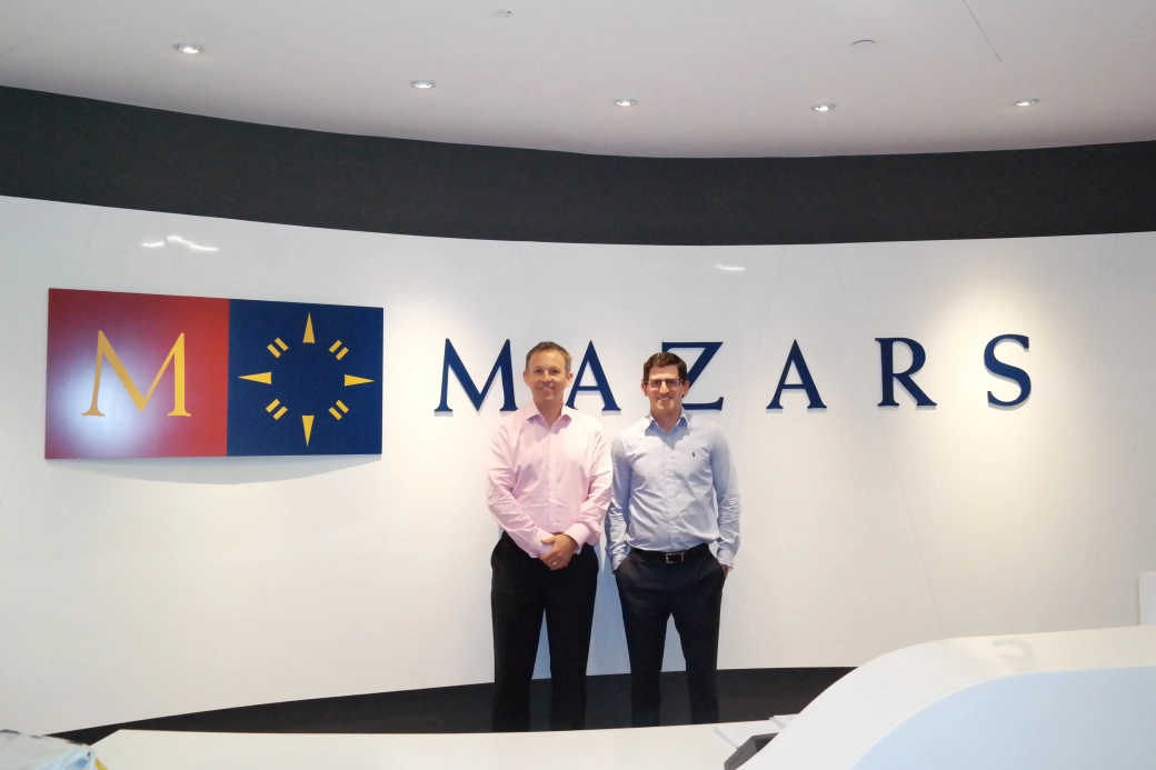 Chris Fuggle with Andrew Northcott