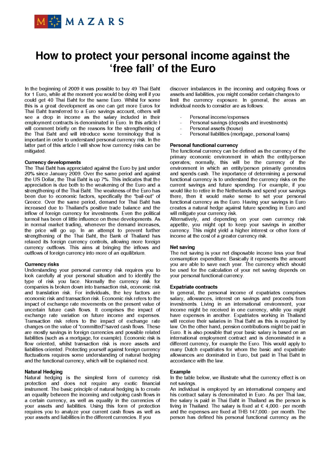 How to Protect Your Personal Income page1