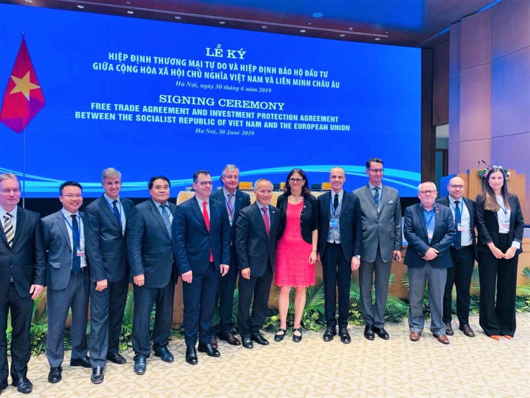 EVFTA signing ceremony