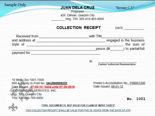 Invoice Sample 4 Mazars Tax Services