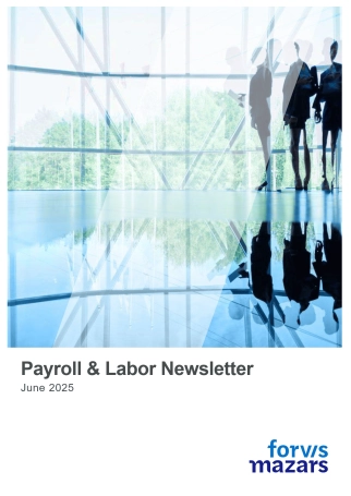 Newsletter Payroll & Labor - June 2025