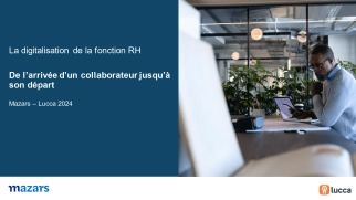Pr&eacute;sentation - Webinar Mazars x Lucca
