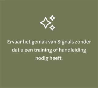 Geen training of handleiding nodig _ Signals