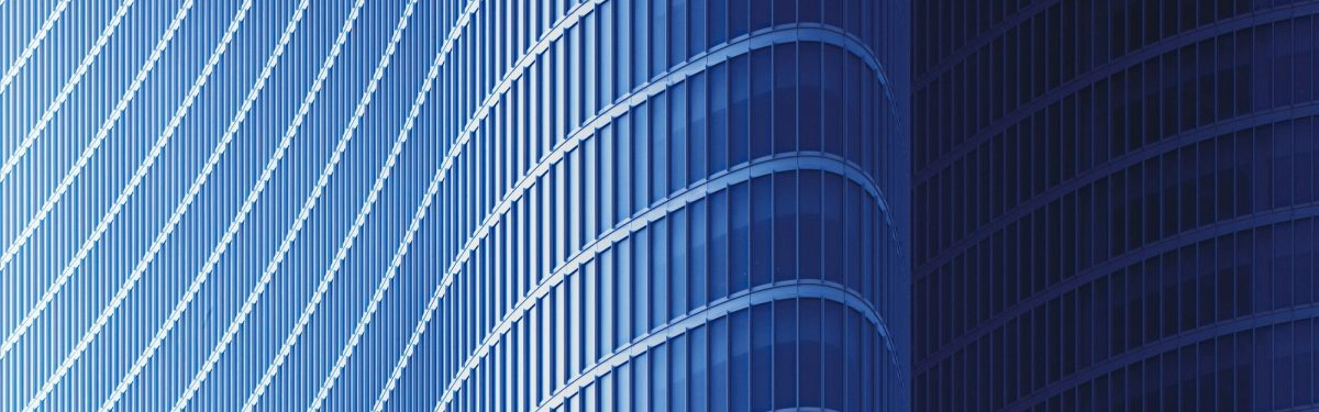 palazzo di vetro blu