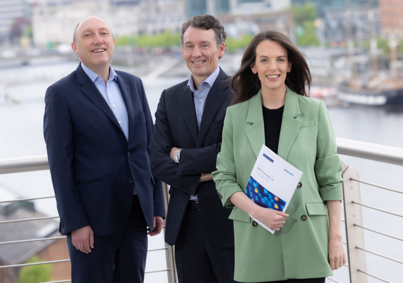 Paul Lavery, Liam McKenna and Amy Brick