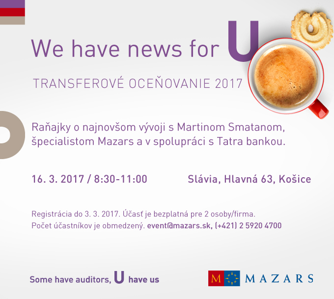 transferove ocenovanie